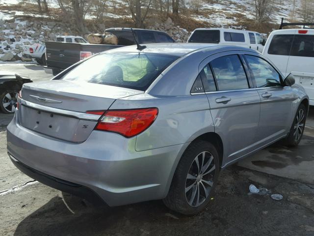 1C3CCBBBXDN545487 - 2013 CHRYSLER 200 TOURIN GRAY photo 4