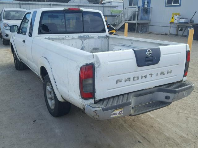 1N6DD26T03C440321 - 2003 NISSAN FRONTIER K WHITE photo 3