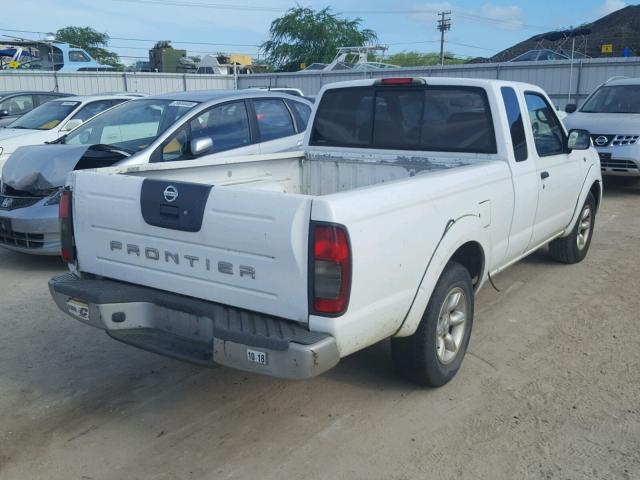 1N6DD26T03C440321 - 2003 NISSAN FRONTIER K WHITE photo 4