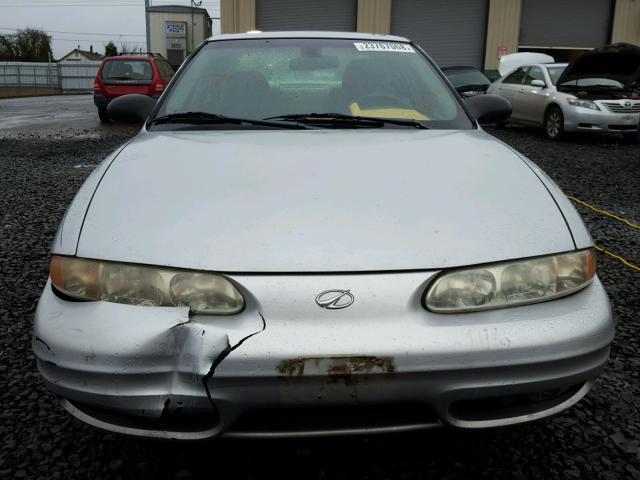 1G3NL52E43C168228 - 2003 OLDSMOBILE ALERO GL SILVER photo 9