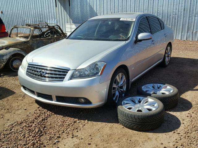 JNKBY01E66M201316 - 2006 INFINITI M45 BASE SILVER photo 2