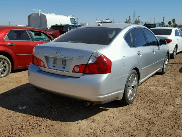 JNKBY01E66M201316 - 2006 INFINITI M45 BASE SILVER photo 4