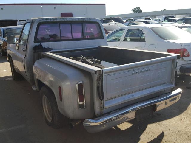 CCY143Z135975 - 1973 CHEVROLET PICK UP GRAY photo 3