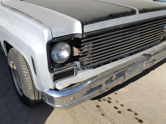 CCY143Z135975 - 1973 CHEVROLET PICK UP GRAY photo 9