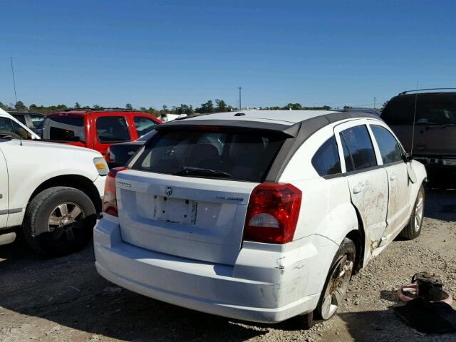 1B3CB3HA5BD231527 - 2011 DODGE CALIBER MA WHITE photo 4