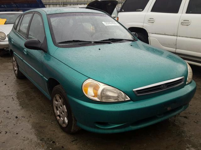 KNADC163026078405 - 2002 KIA RIO CINCO GREEN photo 1