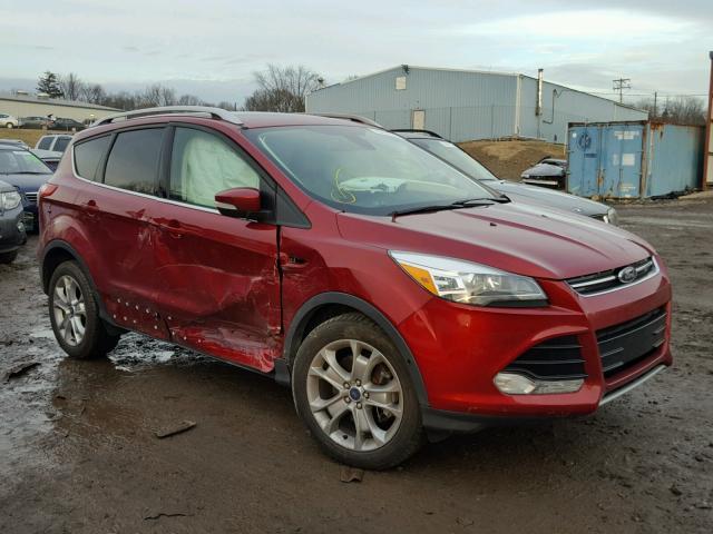 1FMCU9J9XFUA55586 - 2015 FORD ESCAPE TIT RED photo 1