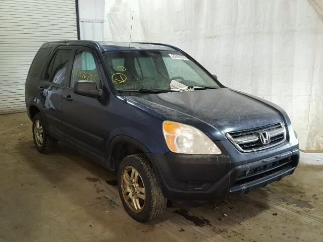 SHSRD78883U152699 - 2003 HONDA CR-V EX BLUE photo 1