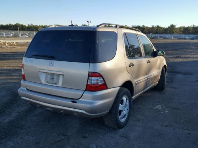 4JGAB57E13A449713 - 2003 MERCEDES-BENZ ML350 TAN photo 4