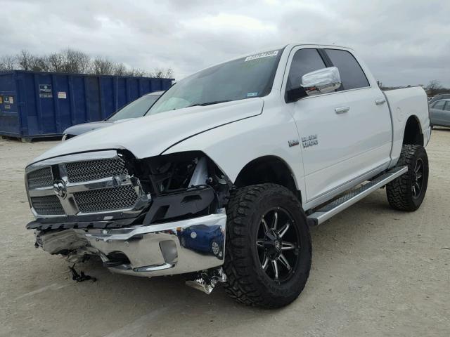 1C6RR7LT5HS783187 - 2017 RAM 1500 SLT WHITE photo 2