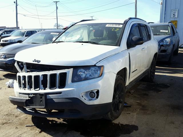 1C4NJDBB0FD169817 - 2015 JEEP COMPASS SP WHITE photo 2