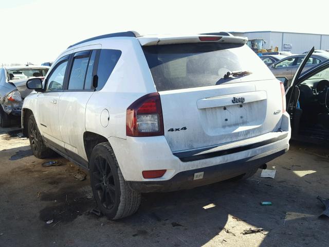 1C4NJDBB0FD169817 - 2015 JEEP COMPASS SP WHITE photo 3