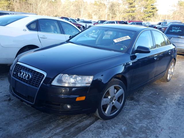 WAUDH74F28N055580 - 2008 AUDI A6 3.2 QUA BLACK photo 2