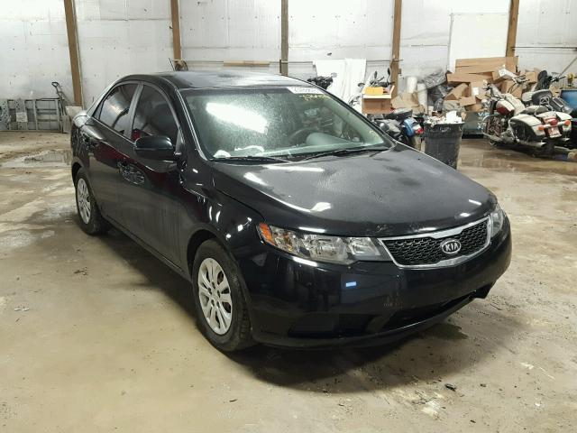 KNAFU4A23C5629522 - 2012 KIA FORTE EX BLACK photo 1