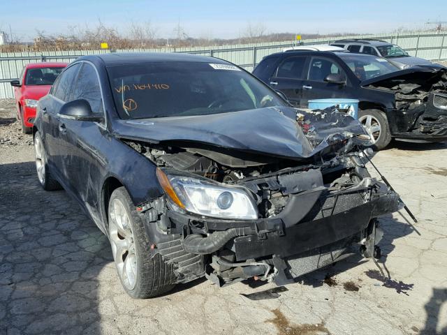 2G4GV5GV6C9164910 - 2012 BUICK REGAL GS BLACK photo 1