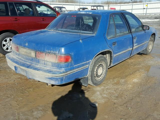 2G1WL54T7M1148927 - 1991 CHEVROLET LUMINA BLUE photo 4