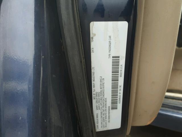 4S3BL616876208298 - 2007 SUBARU LEGACY 2.5 BLUE photo 10