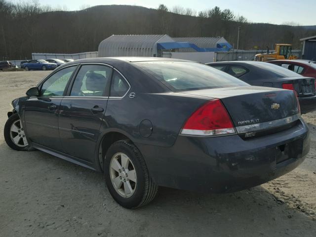 2G1WT57K691266302 - 2009 CHEVROLET IMPALA 1LT GRAY photo 3