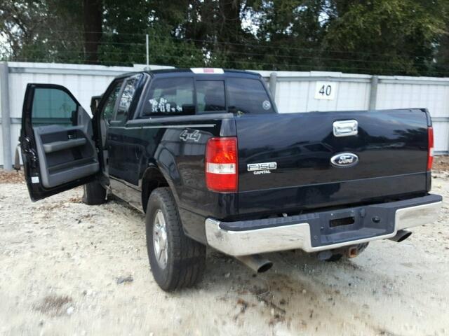 1FTPX14V88FA10340 - 2008 FORD F150 BLACK photo 3