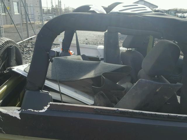 1C4GJWAG4DL619067 - 2013 JEEP WRANGLER S GREEN photo 6