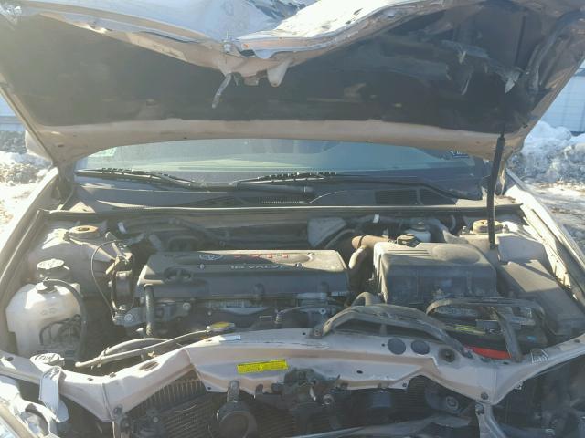 4T1BE32K65U941295 - 2005 TOYOTA CAMRY LE GOLD photo 7