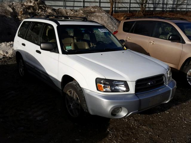 JF1SG67615H737059 - 2005 SUBARU FORESTER 2 WHITE photo 1