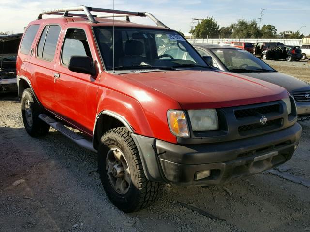 5N1ED28TXYC504081 - 2000 NISSAN XTERRA RED photo 1