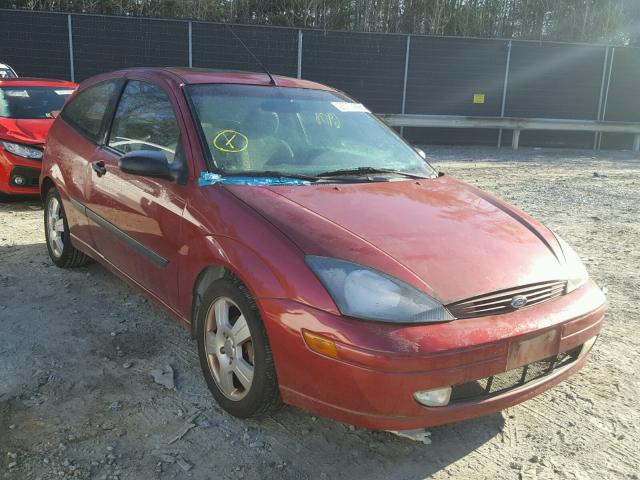 3FAFP31313R172421 - 2003 FORD FOCUS ZX3 RED photo 1