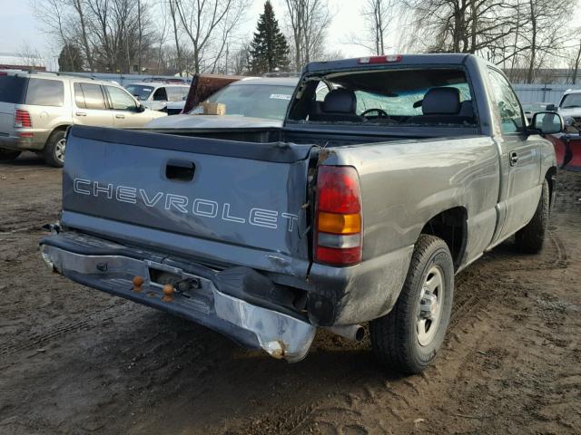 1GCEC14VX2Z156408 - 2002 CHEVROLET SILVERADO GRAY photo 4