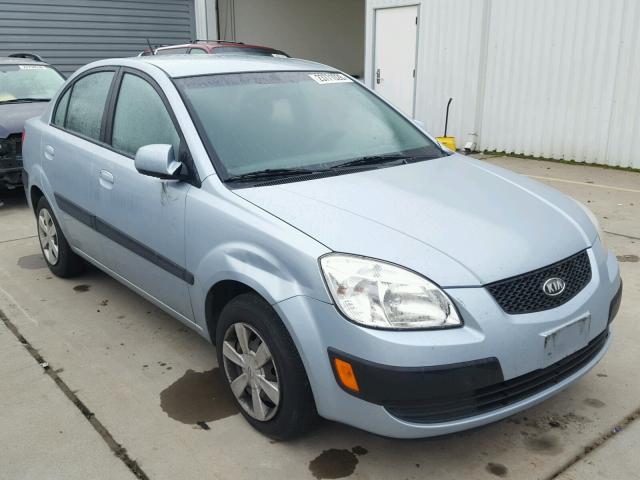 KNADE123476200609 - 2007 KIA RIO BASE BLUE photo 1