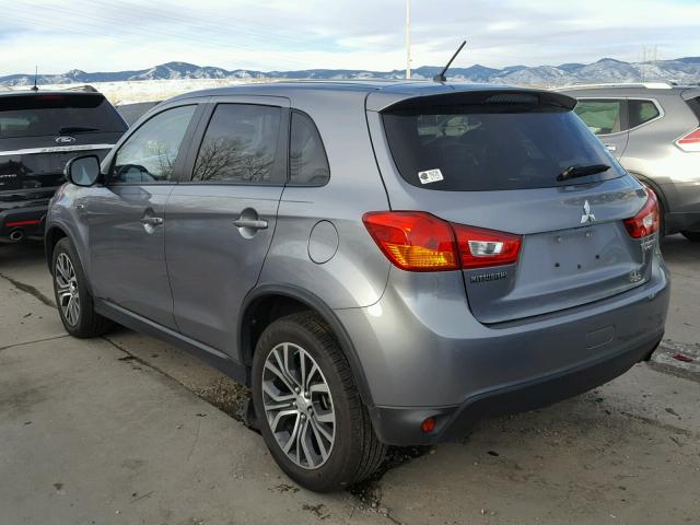 JA4AR3AU5GZ043732 - 2016 MITSUBISHI OUTLANDER GRAY photo 3