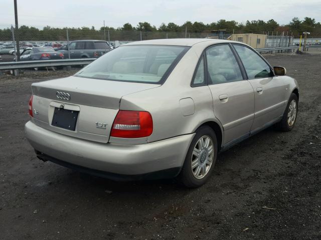 WAUDC28D8YA179886 - 2000 AUDI A4 1.8T QU BEIGE photo 4