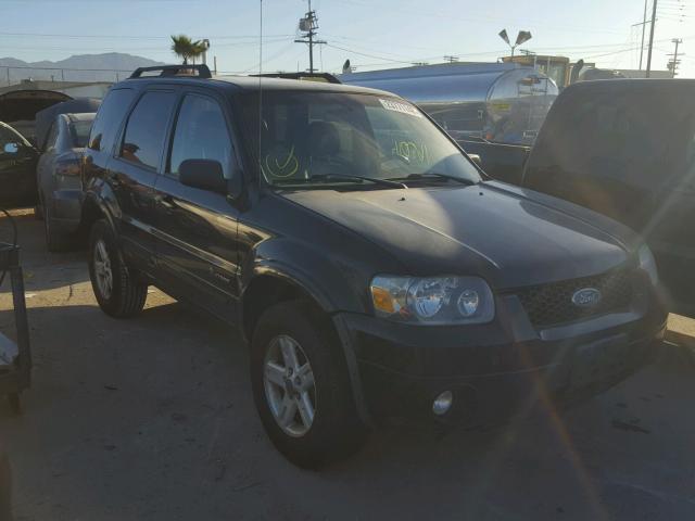 1FMCU49H67KA26114 - 2007 FORD ESCAPE HEV BLACK photo 1