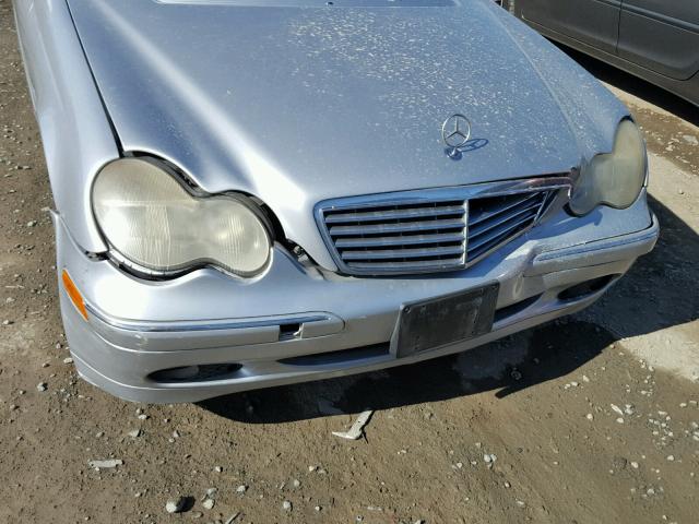 WDBRF61J73F366702 - 2003 MERCEDES-BENZ C 240 SILVER photo 7