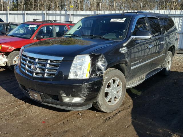 1GYFK16269R266516 - 2009 CADILLAC ESCALADE E BLACK photo 2