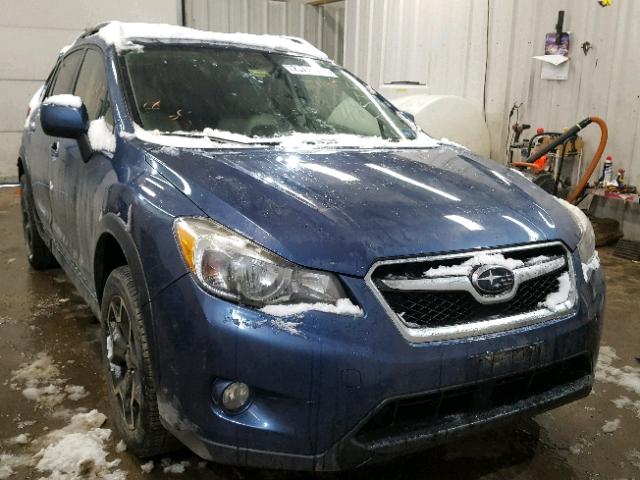 JF2GPAKC5DH858368 - 2013 SUBARU XV CROSSTR BLUE photo 1