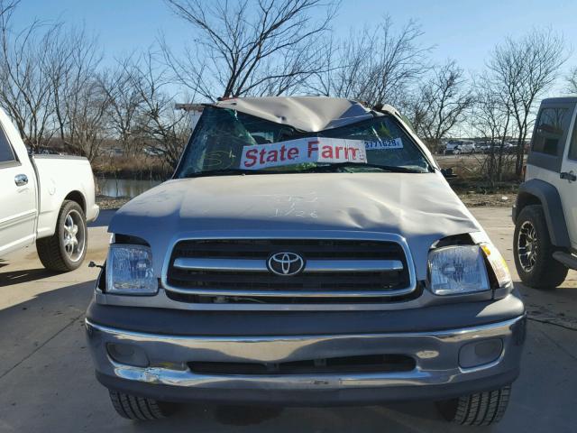 5TBRN34131S181275 - 2001 TOYOTA TUNDRA ACC SILVER photo 9