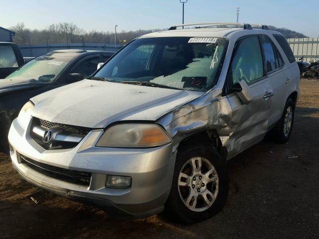 2HNYD18606H519747 - 2006 ACURA MDX TOURIN SILVER photo 2