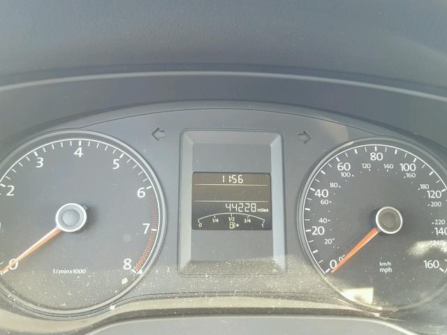 3VW2K7AJ3EM413857 - 2014 VOLKSWAGEN JETTA BASE BLACK photo 8