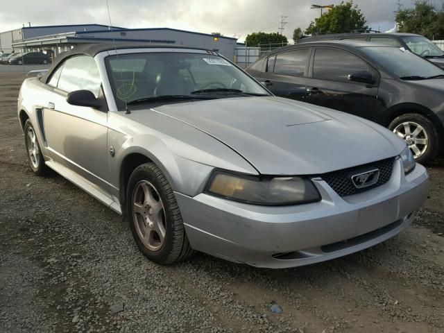 1FAFP446X4F154185 - 2004 FORD MUSTANG SILVER photo 1