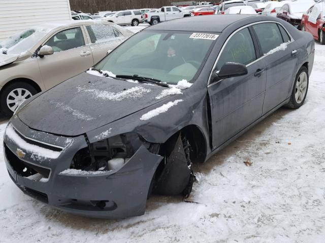 1G1ZG57B39F256210 - 2009 CHEVROLET MALIBU LS GRAY photo 2