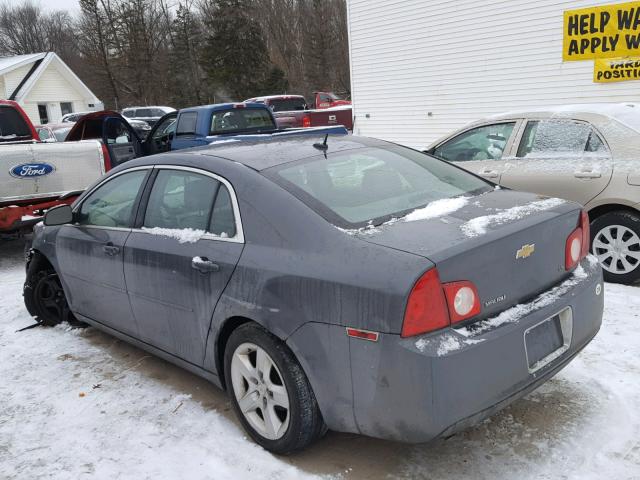 1G1ZG57B39F256210 - 2009 CHEVROLET MALIBU LS 灰色 照片 3