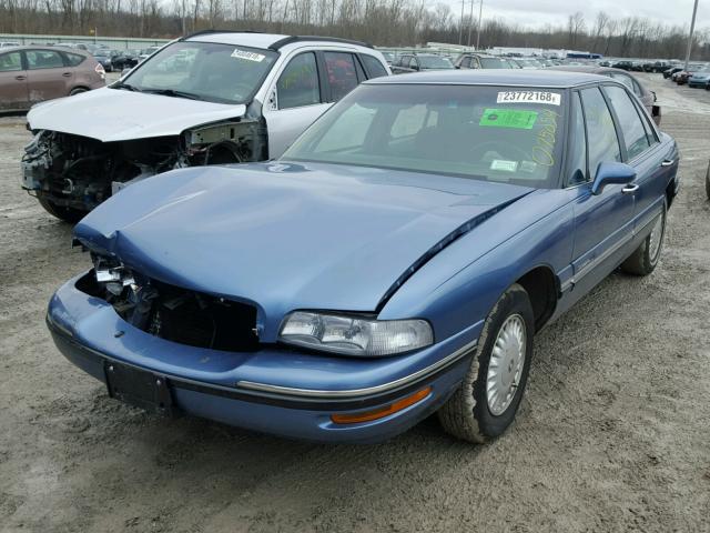 1G4HP52K6XH404180 - 1999 BUICK LESABRE CU BLUE photo 2