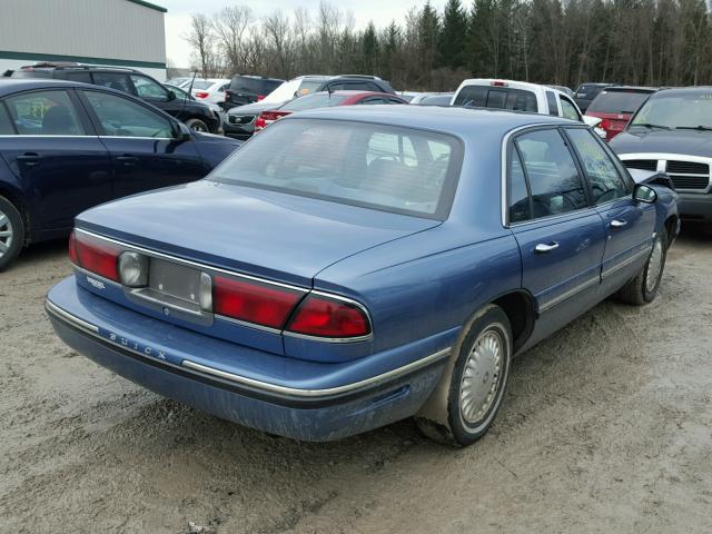 1G4HP52K6XH404180 - 1999 BUICK LESABRE CU BLUE photo 4