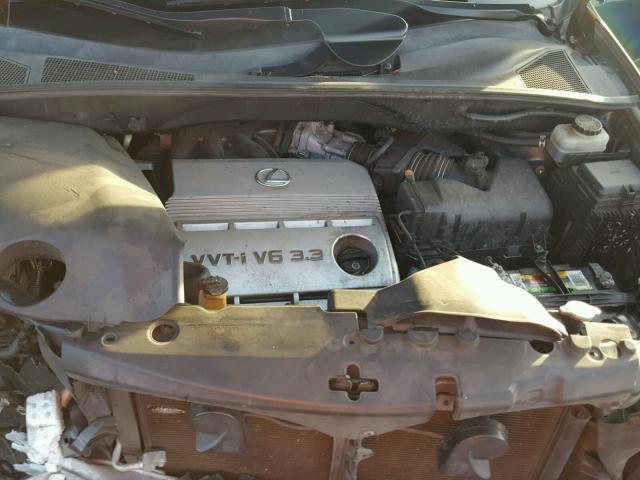 JTJGA31U850054939 - 2005 LEXUS RX 330 GRAY photo 7