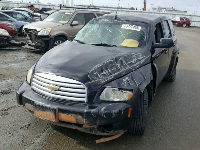 3GNCA13D78S682112 - 2008 CHEVROLET HHR LS BLACK photo 2