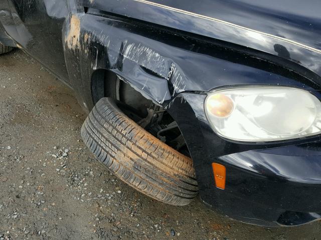 3GNCA13D78S682112 - 2008 CHEVROLET HHR LS BLACK photo 9