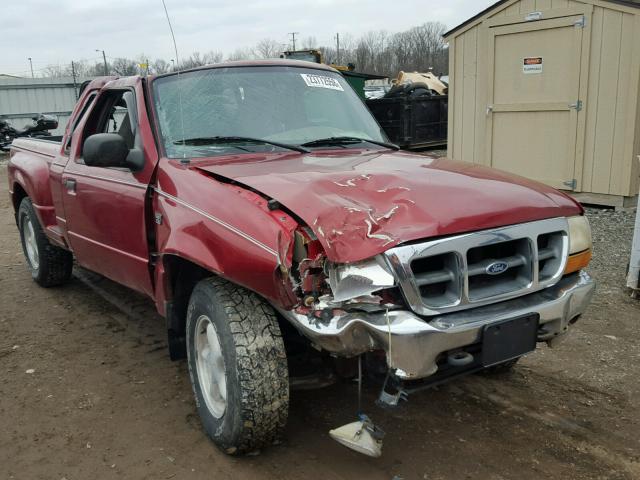 1FTZR15X0XPA45630 - 1999 FORD RANGER SUP RED photo 1