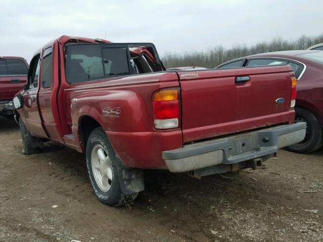 1FTZR15X0XPA45630 - 1999 FORD RANGER SUP RED photo 3