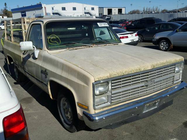 1GCCC14F1DJ166973 - 1983 CHEVROLET C10 TAN photo 1